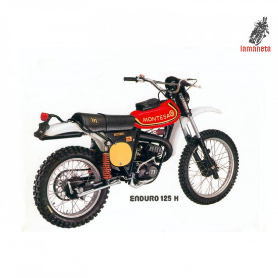 Silencioso montesa enduro 125 h...