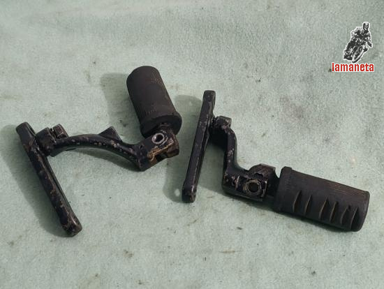 Conjunto de estriberas delanteras...