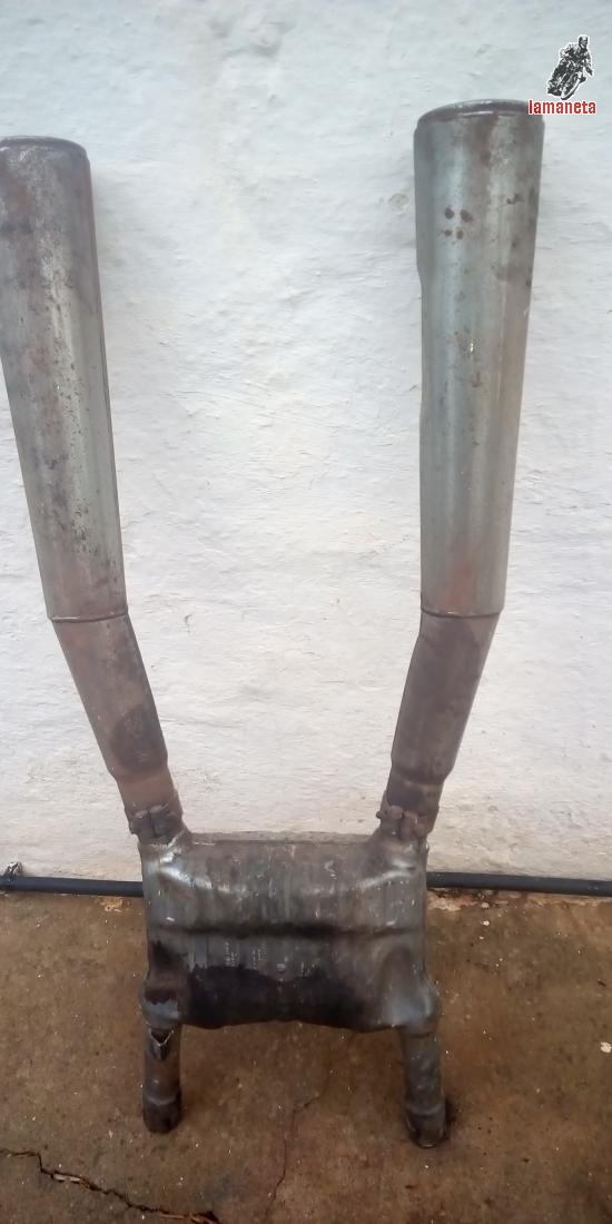 Colector silenciosos para BMW R80RT