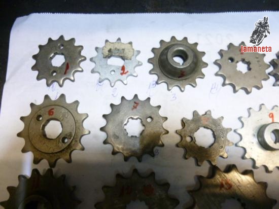 piÑones arrastre moto y ciclomotor nuevos, precios a conven