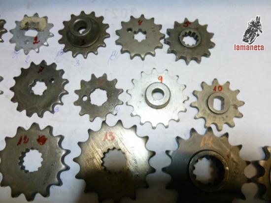piÑones arrastre moto y ciclomotor nuevos, precios a conven