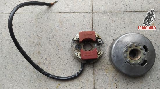 Equipo de motor de Bultaco Pursang 250 Mk 5  cilindro culata