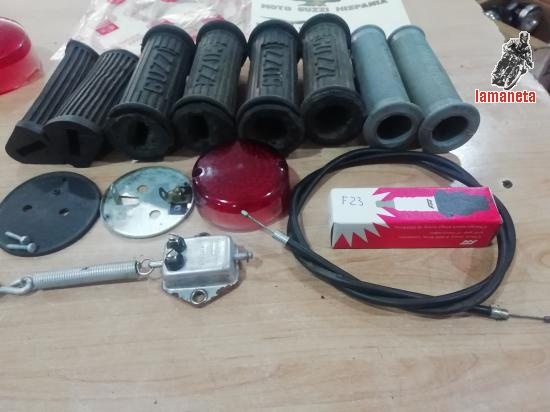 lote . juego juntas. pegatinas. 2 puños. 2 reposapies. i pi