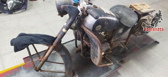 Despiece de Ossa Palillos con chasis con matrícula para reh