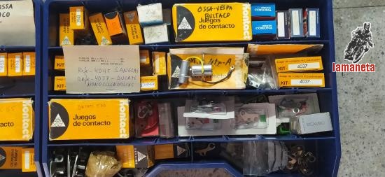 Platinos y condensador  Ducati, Montesa, Ossa, Bultaco, ect 