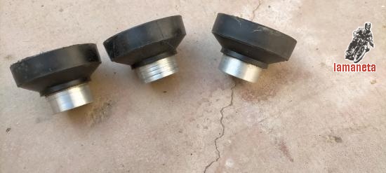 3 filtros de aire de maya pequeños para carburadores de mot