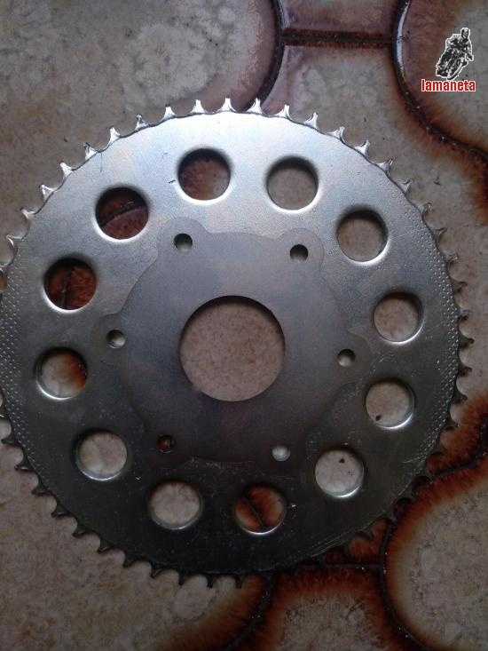 Chapa abrazadera zincada para puch cobra, minicross, condor 