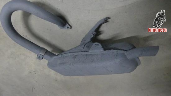 Tubo de escape para Lambretta Jet SX200, original de serie. 