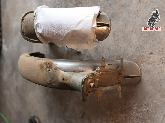 Recambio de sanglas faro guardabarros  suspensión delantera