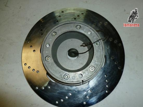 disco freno y soporte , 25€