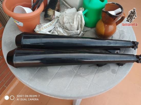 Silencios Morini 350, marca SITO, en muy buen Estado. . . 