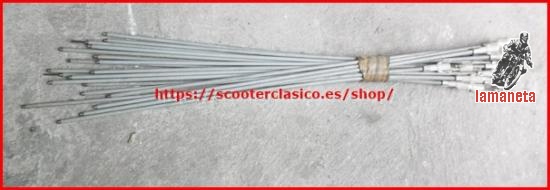 Cable freno trasero con argolla de Vespa, en la otra punta l