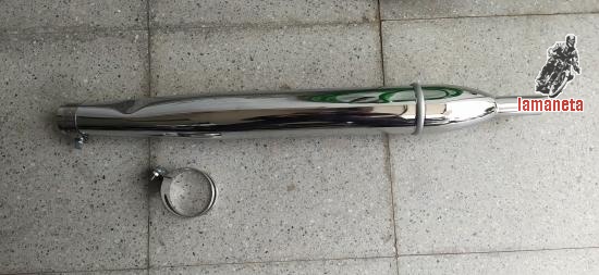 Escape  silencioso codo y tuerca de Ossa 175 Sport  también