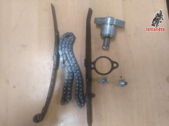 Cadena tensores y guias distribucion Honda Lead 100. Contest