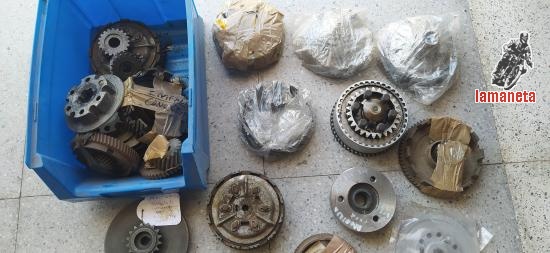 Coronas embrague y piñones cigüeñal Montesa, Bultaco. Du