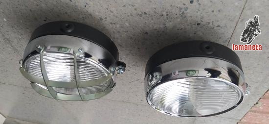 Faros 13 cm con y sin rejilla  también tenemos más modelos