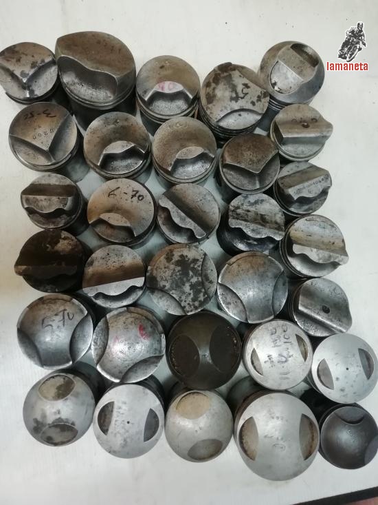31 pistones vespa lube lambretta ducati 185 todos