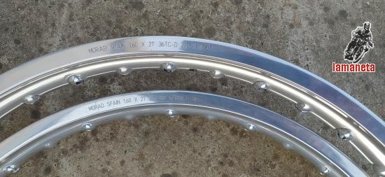 Llantas de ruedas 1  - 60  - 21 de 36 radios nuevas  tambié