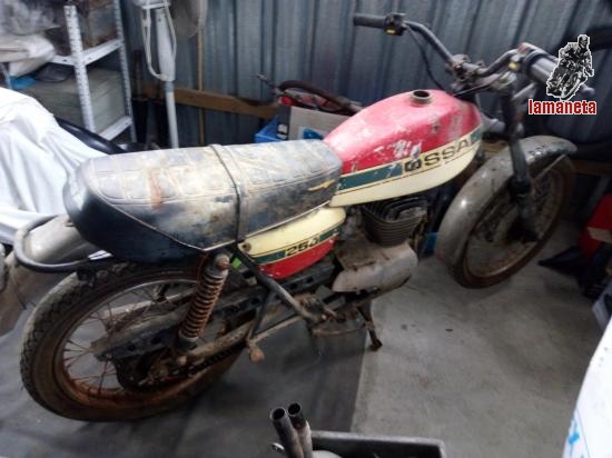 Vendo ossa 250T para recambios. Piston clavado. Està desmon