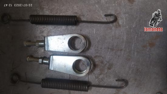 juego de tensores rueda sanglas y 2 muelles pata de cabra, n