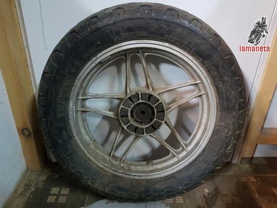 juego de llantas completas de aluminio de la motoguzzi				 	