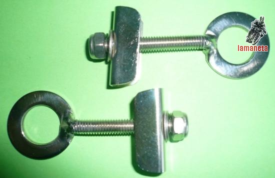 Juego de tensores  cadena realizados en acero inoxidable, pa