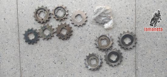 Coronas y piñones de Guzzi 65 - 73 - 98 - también ten