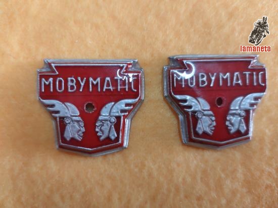 Logo deposito mobylette replica de original impreso en 3D y 