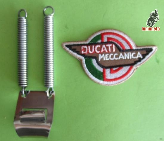 gancho deposito realizado en acero inoxidable, para ducati 2