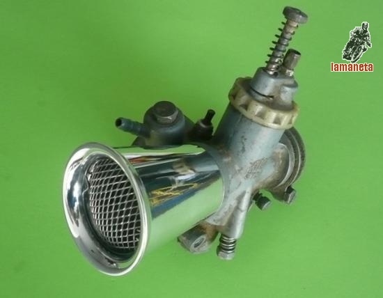 Trompeta para carburador AMAL 375. Realizada en aluminio ext