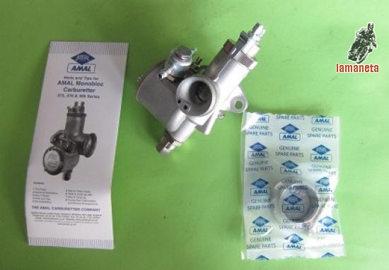 carburador amal  nuevo 375      -   22 para ducati 175 ts.