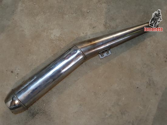 Tubo escape de la marca Pladi para BMW R65, creo que tambien