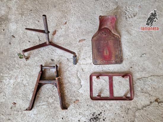 Piezas de Moto Guzzi 98 tienen algo de oxido superficial per