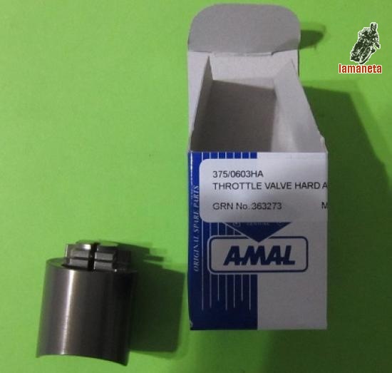 embolo, campana  nuevopara carburador amal 375, anodizado.