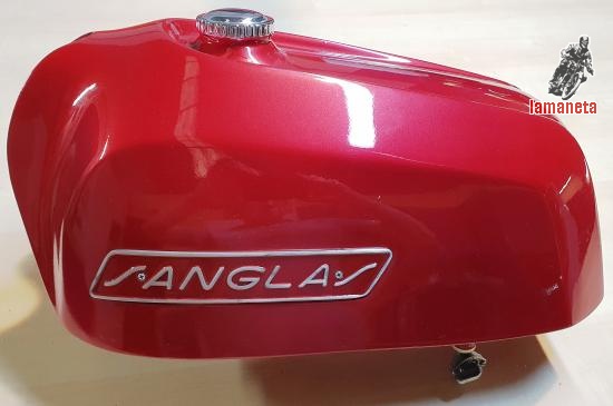 Vendo depósito de Sanglas 400 ó 500 completo, llave de gas