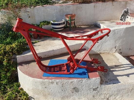 Chasis y basculante de Bultaco Sherpa 74 o 125 también pued