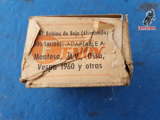 Bobina de alumbrado para las motos que figuran en la etiquet