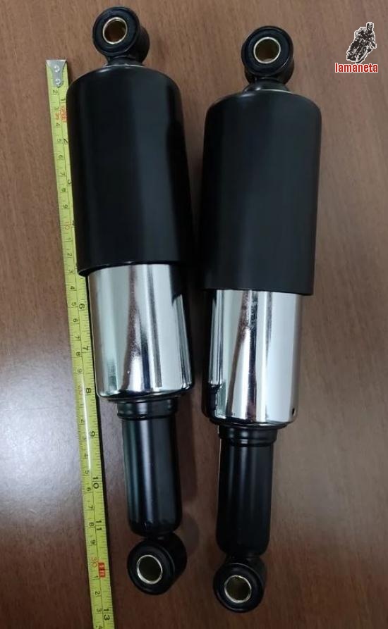 Juego de amortiguadores para motos clásicas tipo original. 