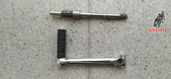 Pedales de cambios y arranque bultaco Frontera   y también 