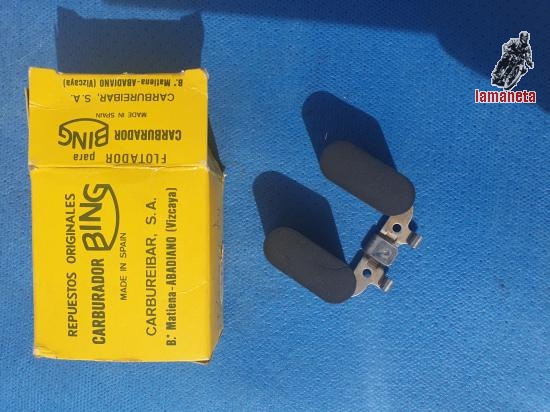 Boyas de carburador Bing, nuevas a estrenar en su caja. Disp