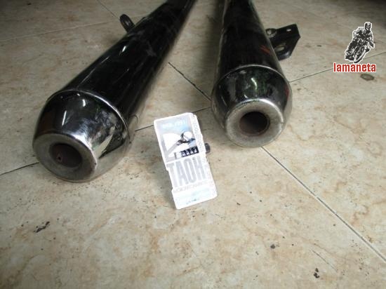 Silenciosos marca IXIL, para CAGIVA Alazzurra 350 año 84.  