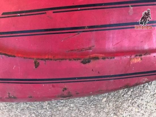Cófano lado derecho Lambretta. Tal y como se ve en las foto