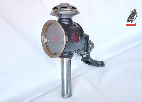 antiguo farol de vela, marca   luxor  frances,  para  moto o