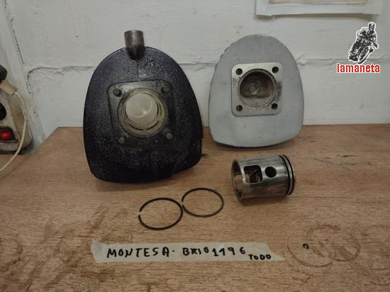 Cilindro, mas piston mas Culata mas Segmentos de Montesa B