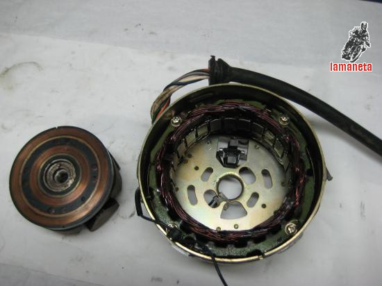 Alternador Yamaha rd350 aire 1972 sin platinos