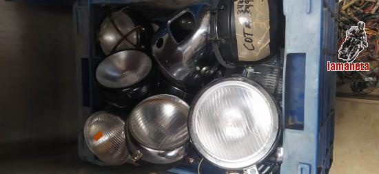Faros Ducati. Bultaco. Montesa. Ossa. Puch. Derbi. Y muchos 