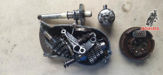 Despiece motor de Ducati 48 TS  caja de cambios, embrague, t
