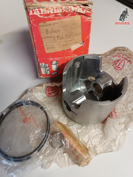 piston nuevo tarabusi a 72mm bultaco matador mk4 mk5 y sd pu