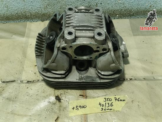 Culata Ducati 350 Vento vacia con muelles helicoidales y val
