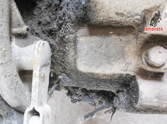 Motor de la Vespa PK 75 XL Elestar, con el prefijo de motor 